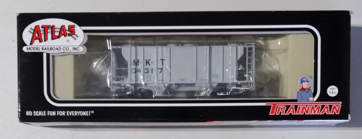 Atlas 11373 HO Scale MKT PS-2 Covered Hopper #34317