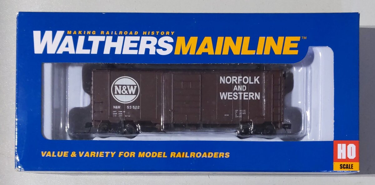 Walthers 910-2357 HO Scale Norfolk & Western 40' PS-1 Boxcar #53522