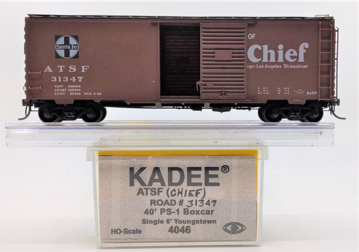 Kadee 4046 HO Atchison, Topeka & Santa Fe El Captain 40' PS-1 Boxcar