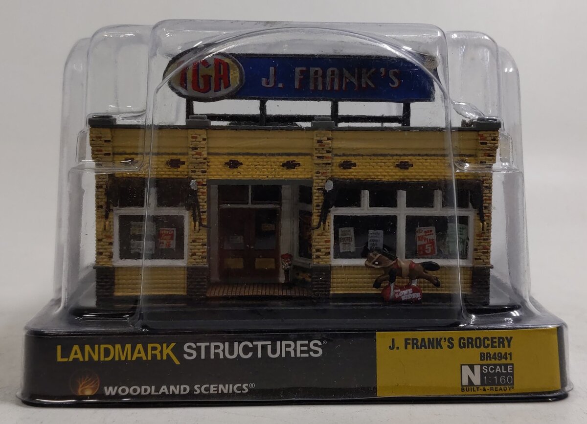 Woodland Scenics BR4941 N Built-&-Ready J. Frank's Grocery Building