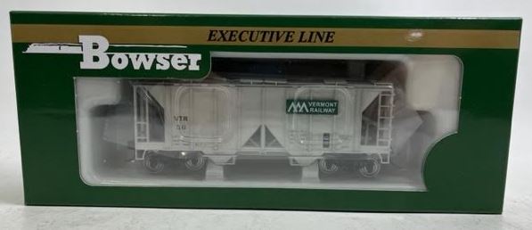 Bowser 40941 HO Scale Vermont Railway 70 Ton 2 Bay Covered Hopper #56