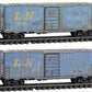 Micro-Trains 98305025 N L&N Weathered 50' Airslide Covered Hoppers (Set of 2)