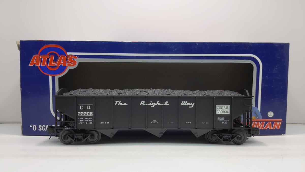 Atlas 915-1 CofG 70-Ton 3-Bay Hopper #2206