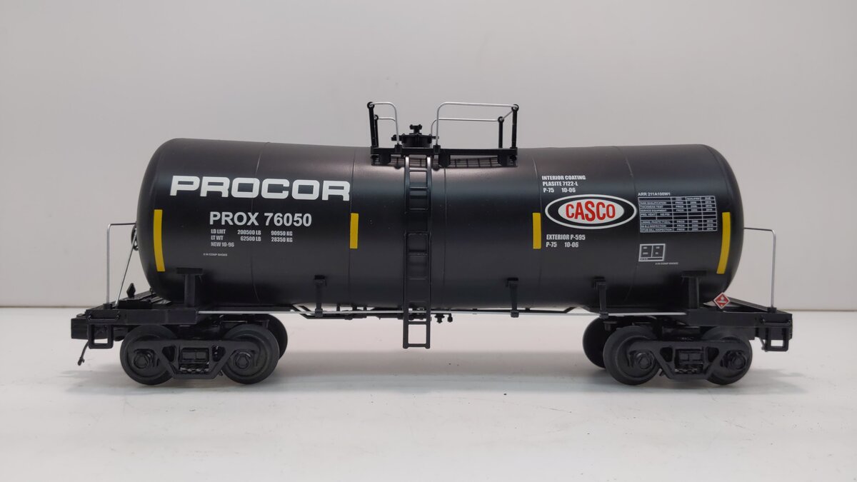 MTH 20-96716 O Procor Funnel Flow Tank Car #76050