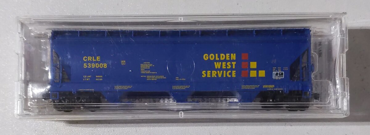 Micro-Trains 09400050 N Golden West Service 3-Bay ACF Covered Hopper #539008