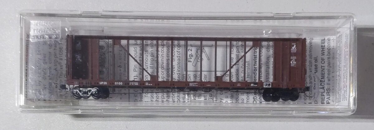 Micro-Trains 05300710 N Union Pacific 60' Thrall Centerbeam Flatcar #260100