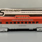 K-Line K4632-0214 O KCC Golden State "Golden Moon" 13.5" Vista Dome Car #214
