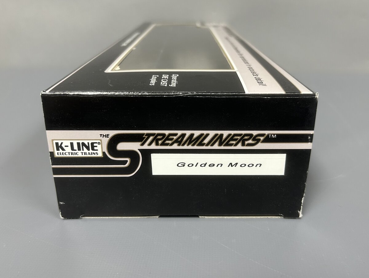 K-Line K4632-0214 O KCC Golden State "Golden Moon" 13.5" Vista Dome Car #214