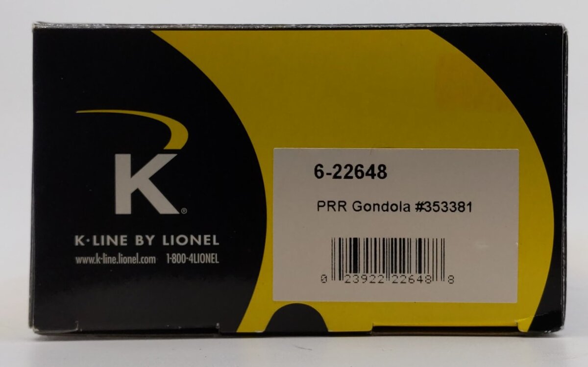 Lionel 6-22648 O Gauge Pennsylvania Gondola #353381