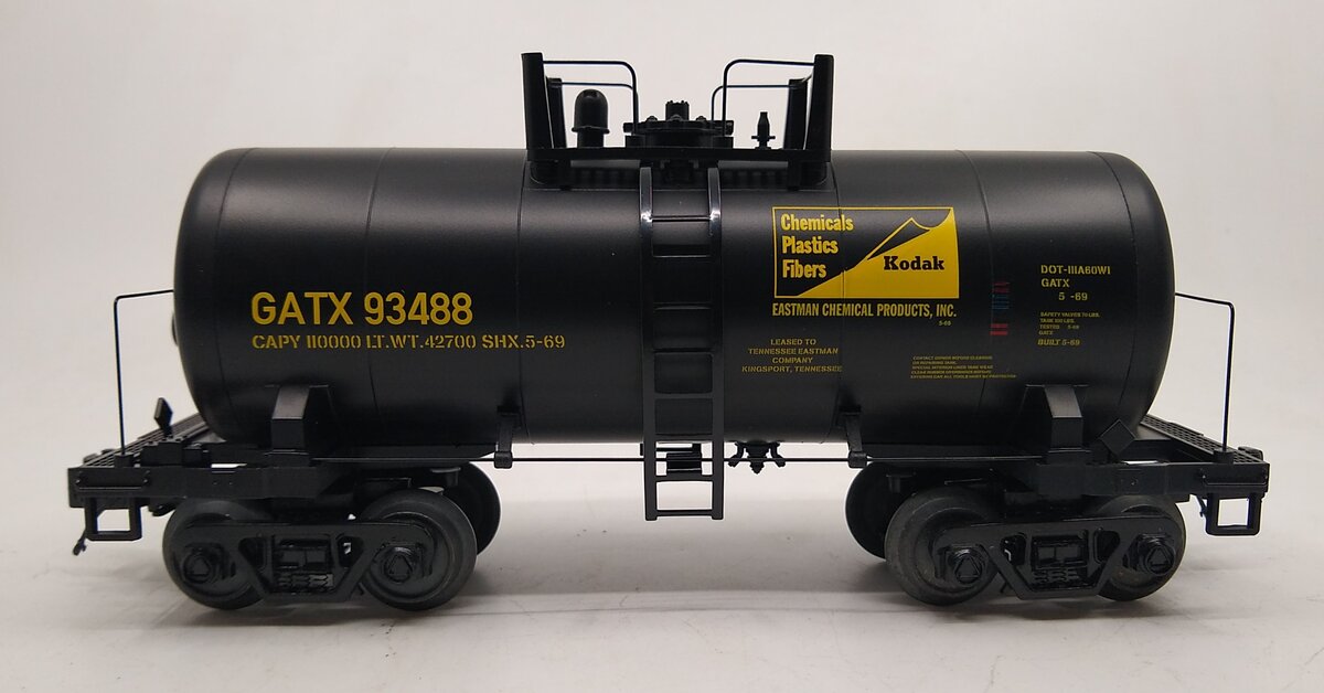 MTH 20-96256 O Gauge GATX 8,000 Gallon Tank Car #93488