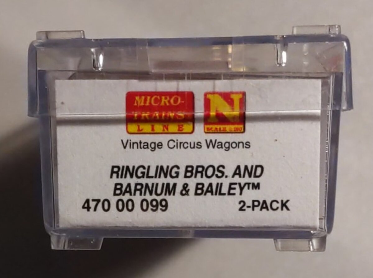 Micro-Trains 47000099 N Ringling Bros & Barnum & Bailey Vintage Circus Wagons
