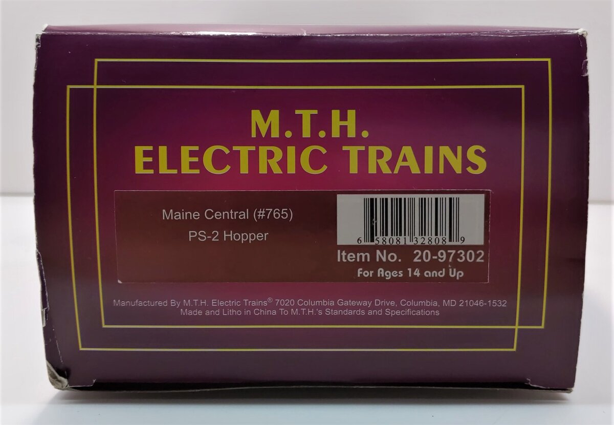 MTH 20-97302 O Maine Central PS-2 Hopper #765