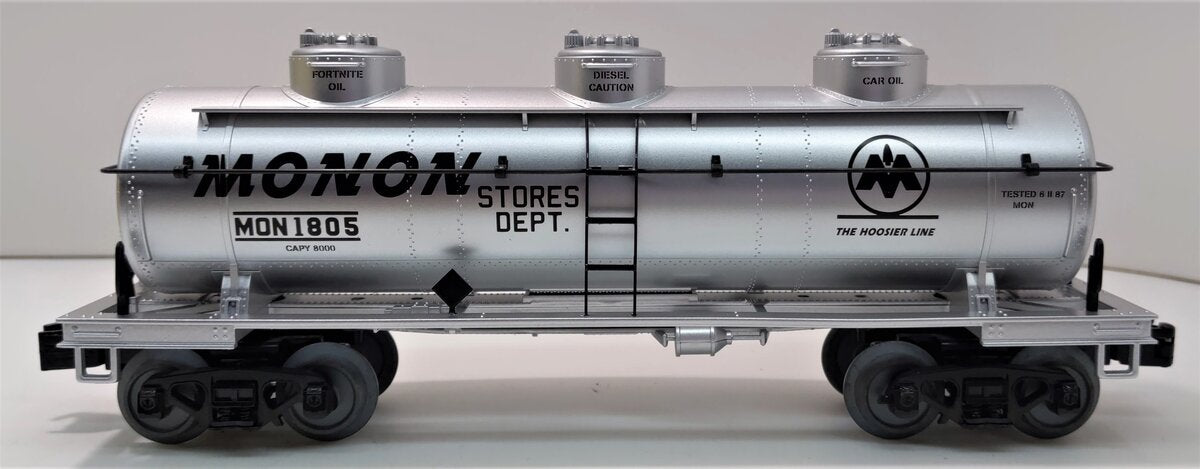 MTH 30-73455 O Monon 3-Dome Tank Car - 3-Rail - RailKing®