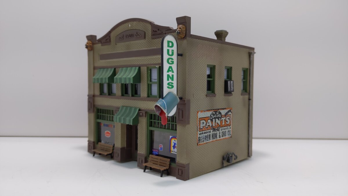 Woodland Scenics BR5053 HO Built-&-Ready Dugan's Paint Store Building