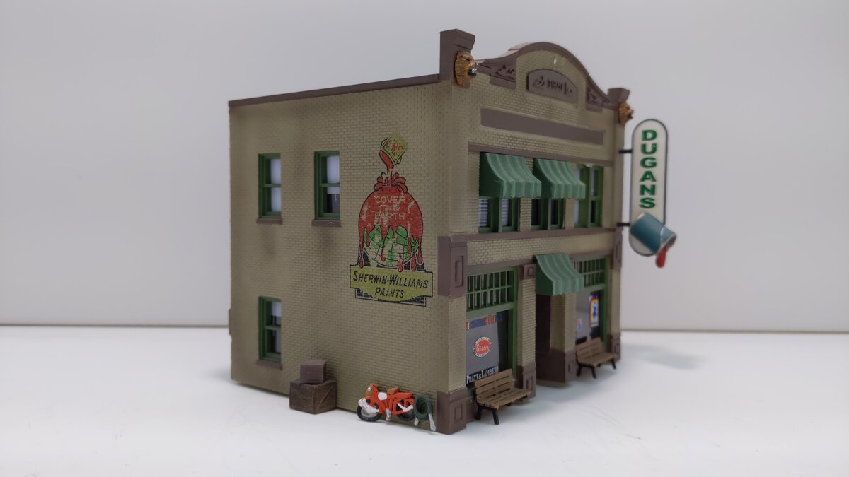 Woodland Scenics BR5053 HO Built-&-Ready Dugan's Paint Store Building