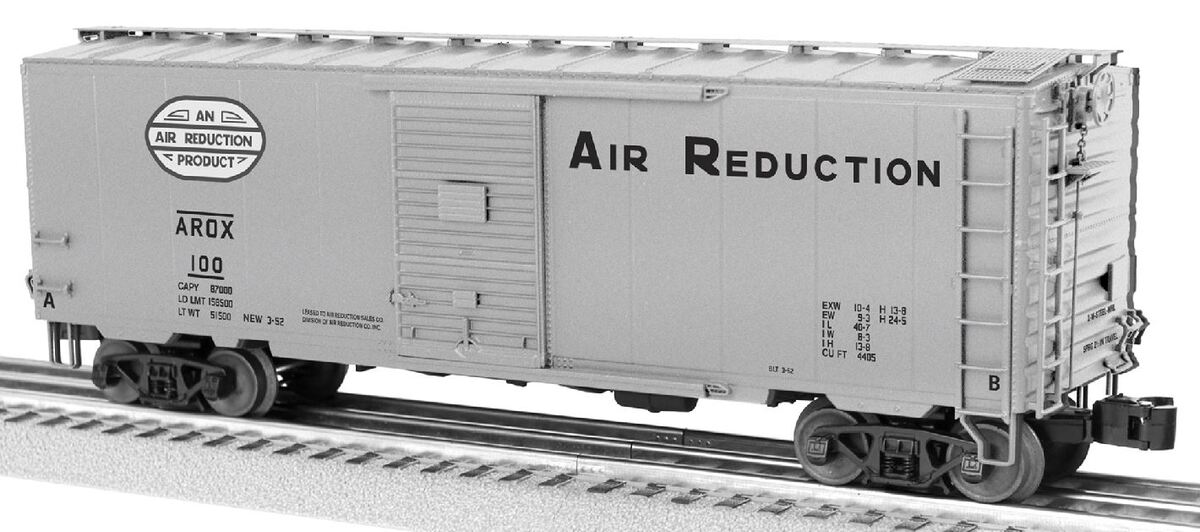 Lionel 6-82625 "O-Gauge" Air Reduction Products PS-1 Boxcar #100