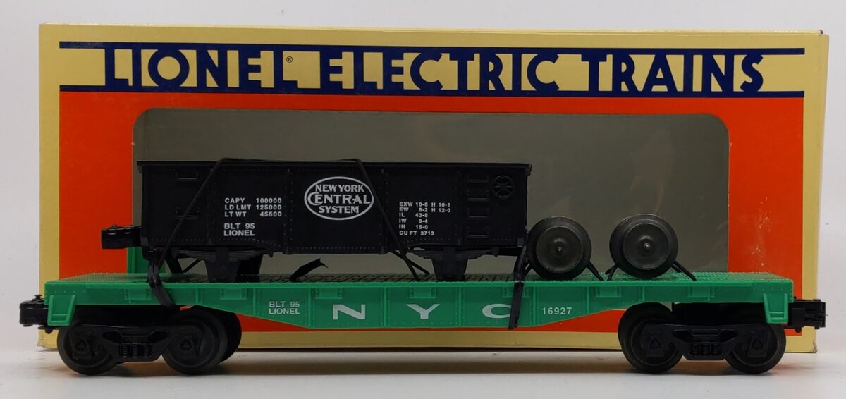 Lionel 6-16927 O Gauge New York Central Flatcar w/ Gondolas