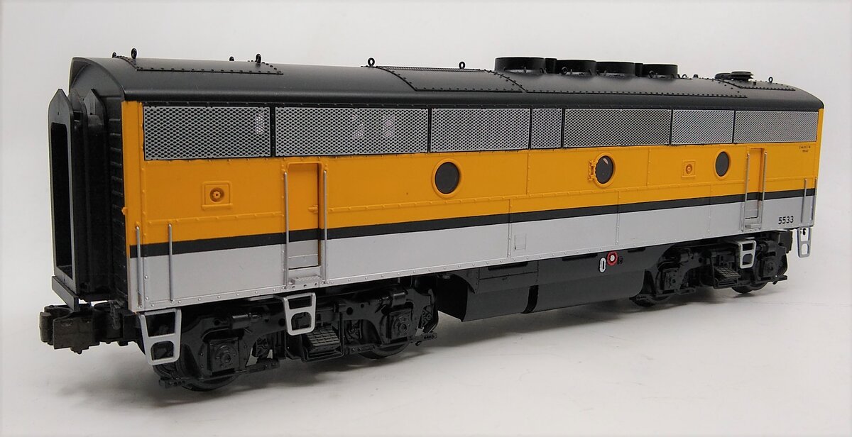 Lionel 6-38706 O Rio Grande F3 Non-Powered Diesel B-Unit #5533