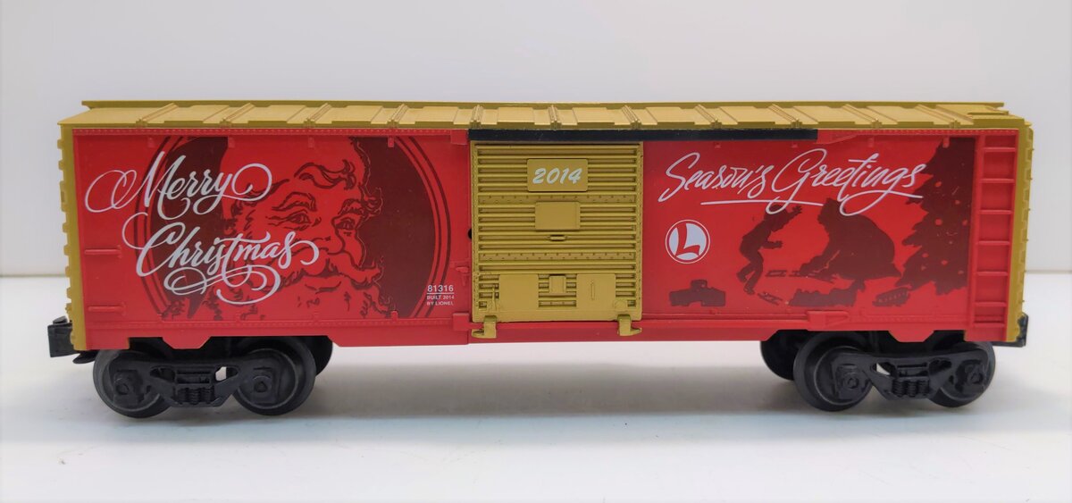 Lionel 6-81316 Personalized Message Christmas Boxcar