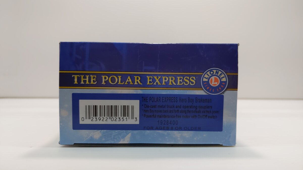 Lionel 1928400 O The Polar Express Hero Boy Walking Brakeman Boxcar