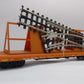 MTH 20-95139 O Norfolk Southern 60' Flat Car with ScaleTrax O-31 Switch