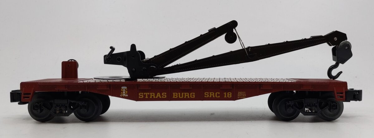 Lionel 6-29311 O Gauge Strasburg Derrick Car