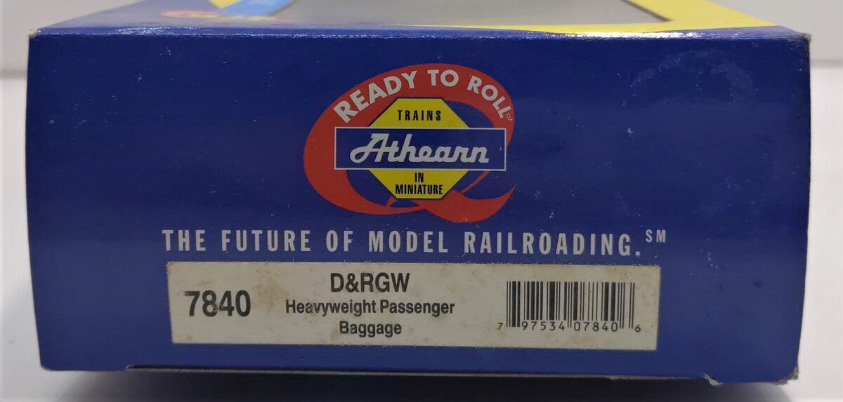 Athearn 7840 HO Scale Rio Grande Baggage Passenger Car #741