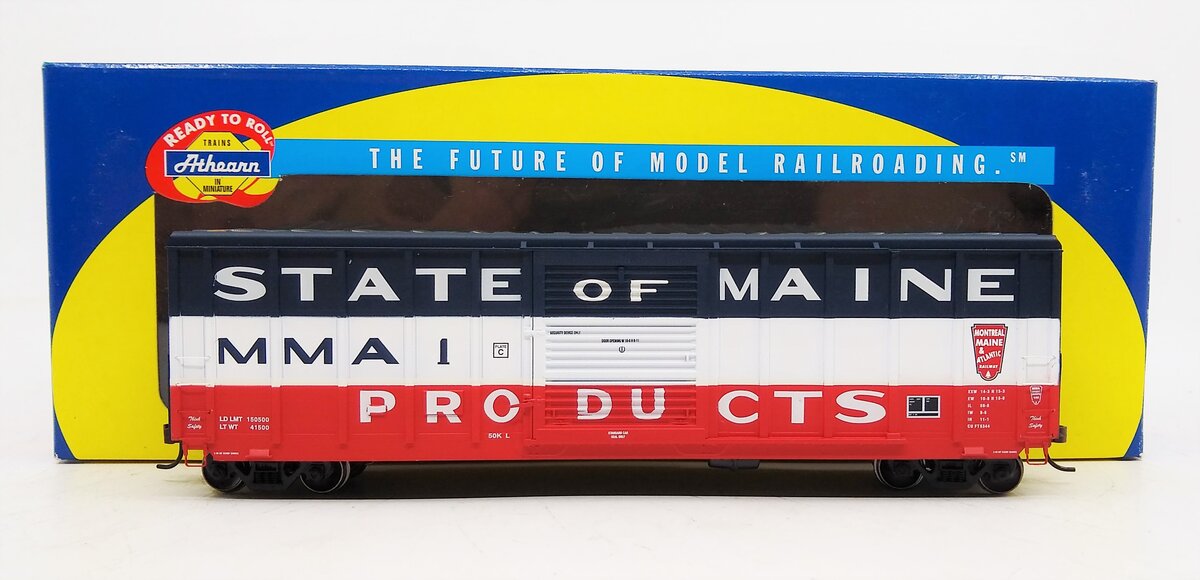 Athearn 7186 HO MM&A/State of Maine 50' PS 5344 Boxcar #1 - RTR