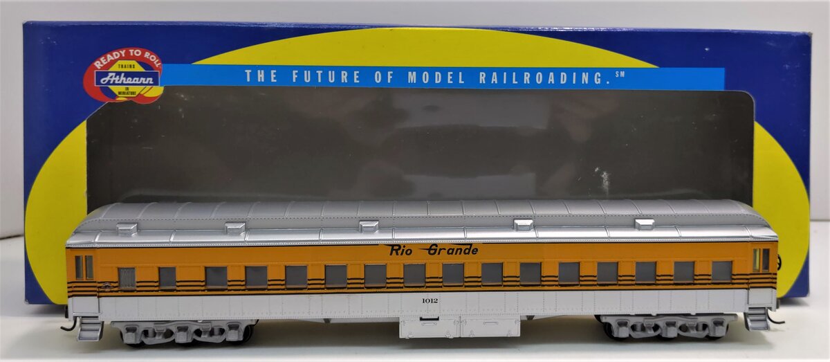 Athearn 7845 HO Denver & Rio Grande Western Clerestory Roof Coach #1012 Custom