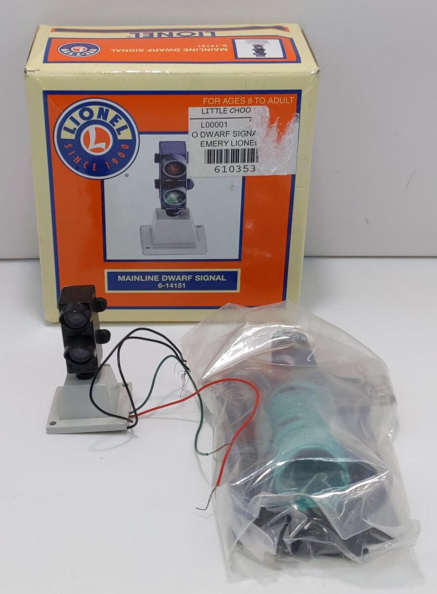 Lionel 6-14151 O Scale Mainline Dwarf Signal