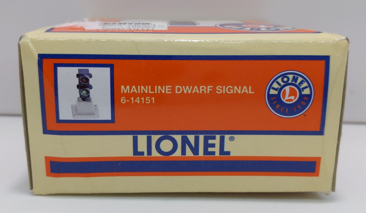 Lionel 6-14151 O Scale Mainline Dwarf Signal