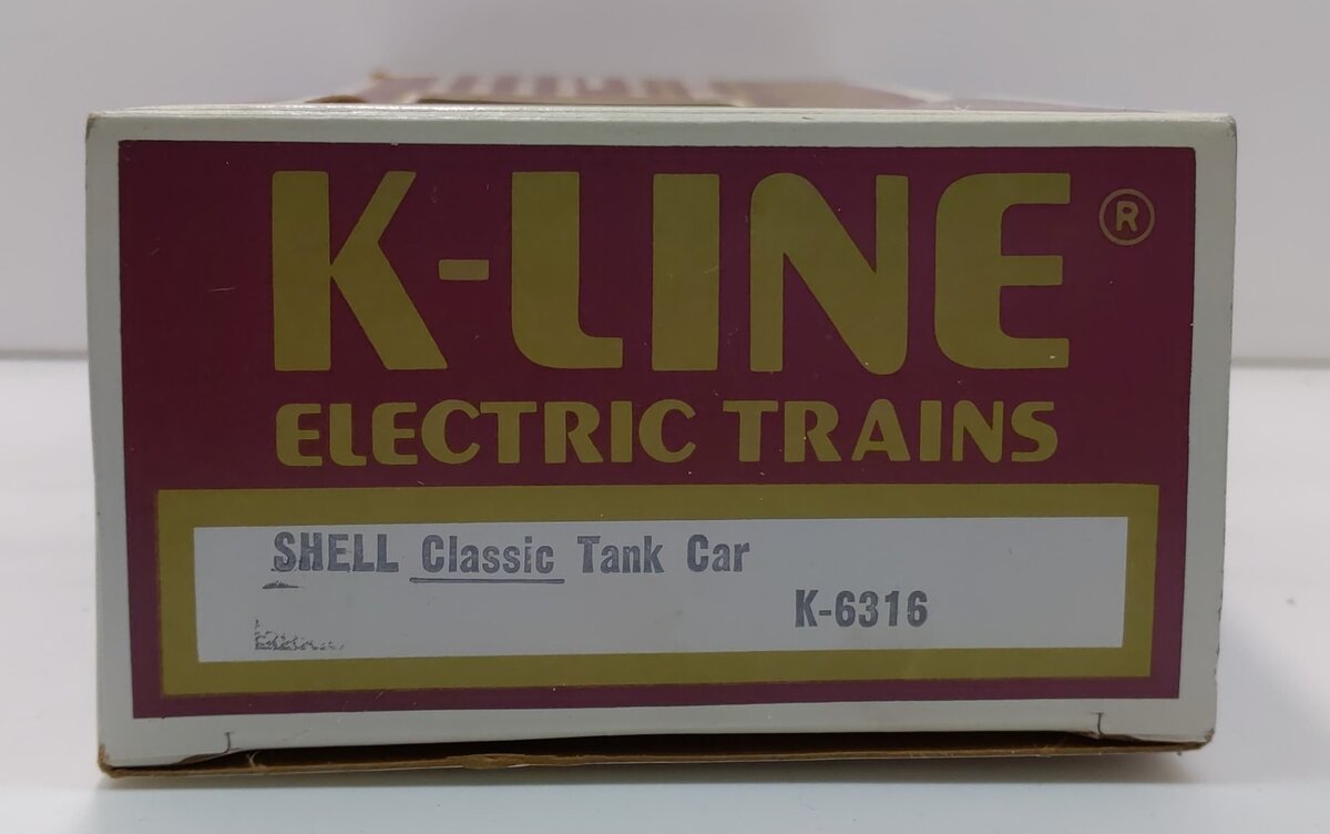 K-Line K-6316 O Gauge Shell Classic Tank Car #6316