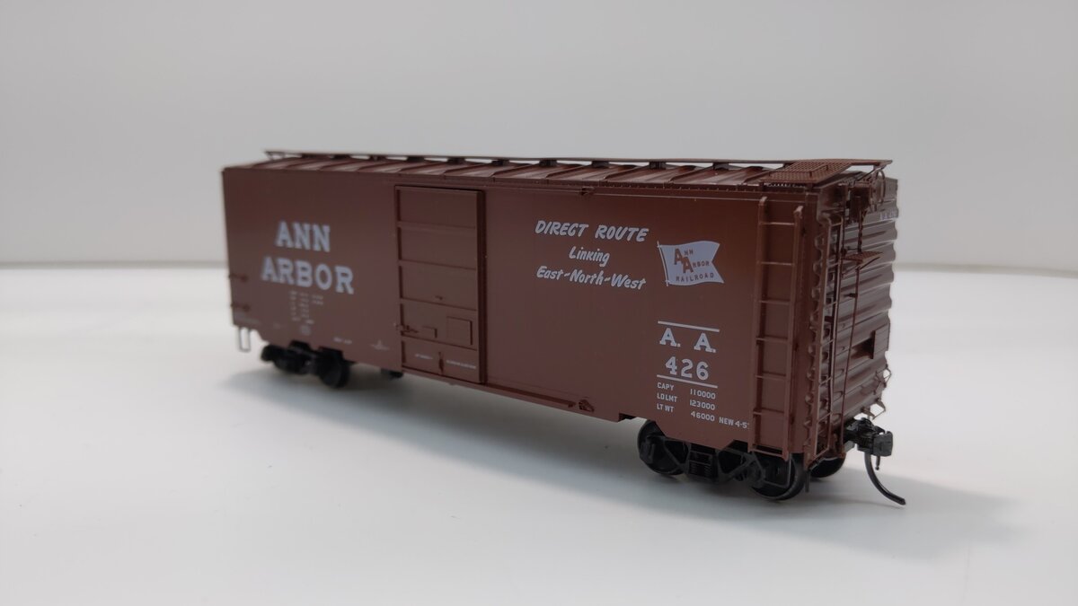 Kadee 4525 HO Ann Arbor 40' PS-1 Boxcar with 6' Door #426