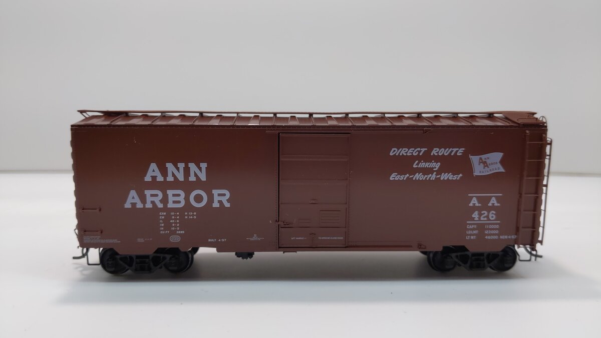 Kadee 4525 HO Ann Arbor 40' PS-1 Boxcar with 6' Door #426