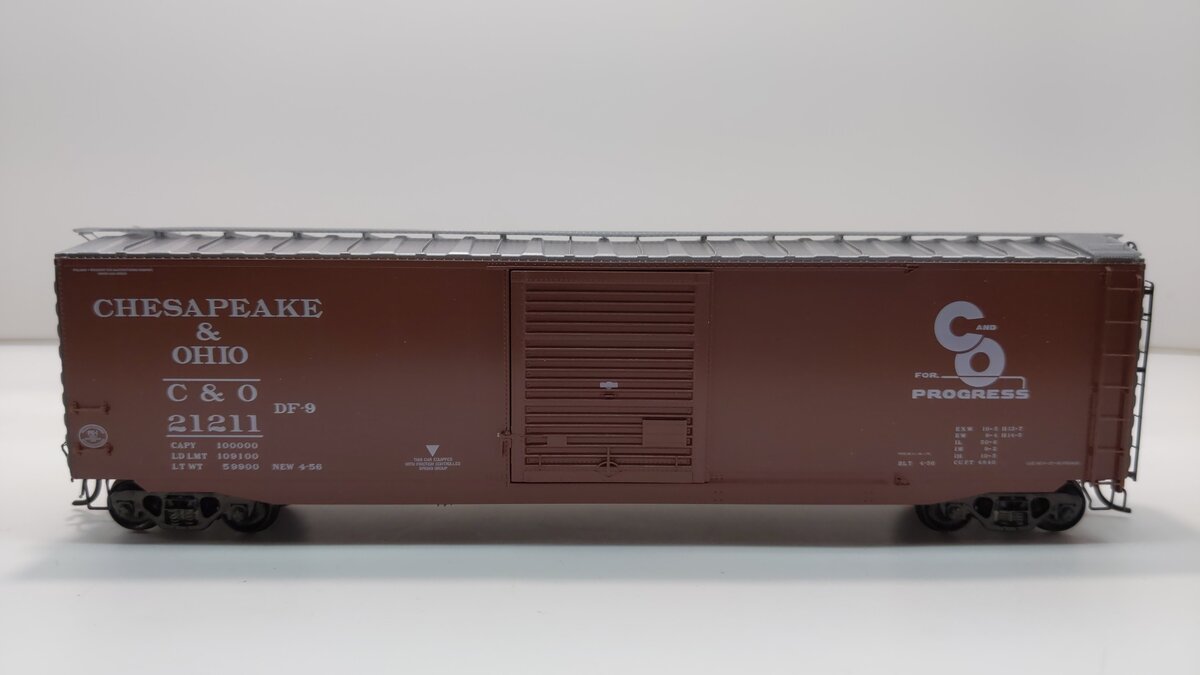 Kadee 6008 HO Chesapeake & Ohio 50' PS-1 Boxcar #21211