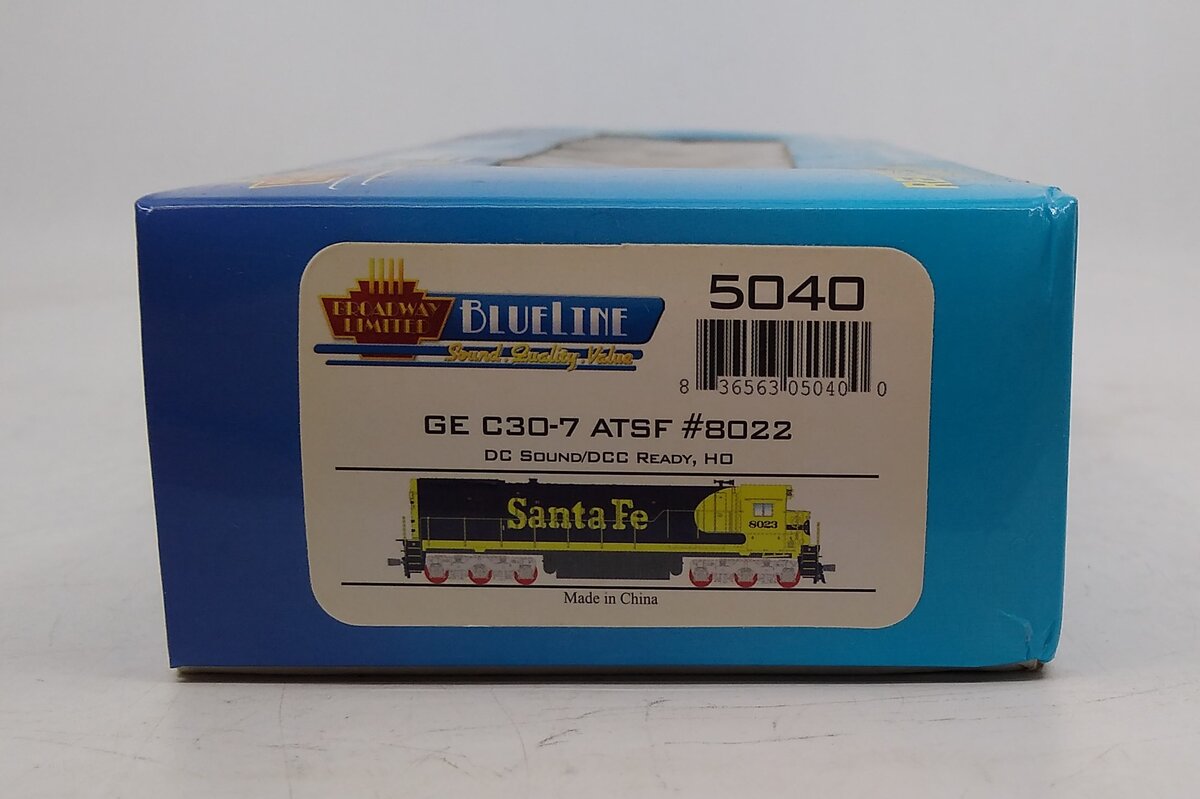 Broadway Limited 5040 HO Santa Fe GE C370-7 Diesel Loco #8022 DC Sound/DCC Ready