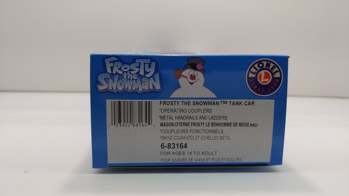 Lionel 6-83164 O Frosty Tank Car