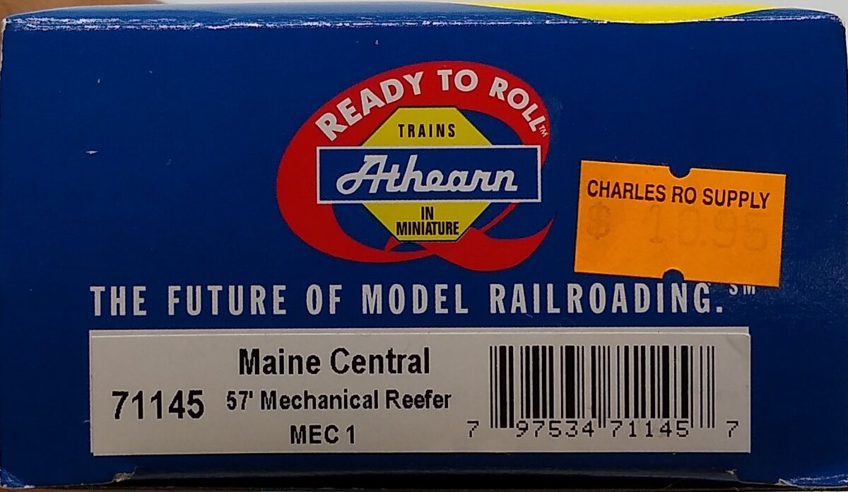 Athearn 71145 HO Maine Central 57' Mechanical Reefer Ready-To-Run #1