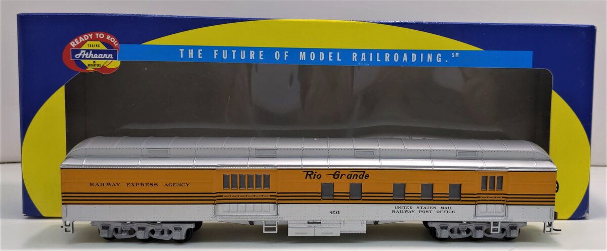 Athearn 7841 HO D&RGW Heavyweight Passenger RPO #631