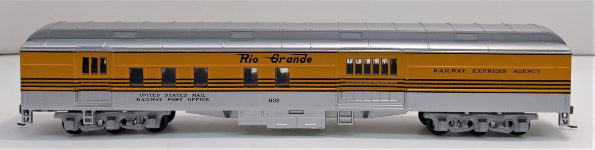 Athearn 7841 HO D&RGW Heavyweight Passenger RPO #631