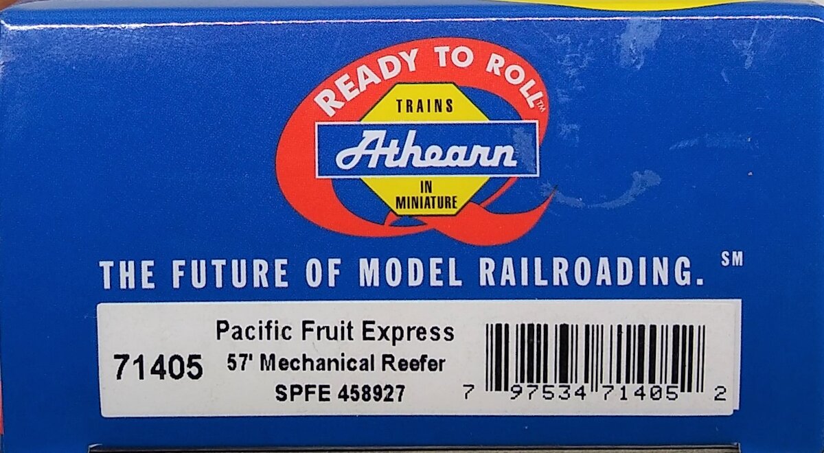 Athearn 71405 HO Southern Pacific Fruit Express 57' Mechanical Reefer #458927