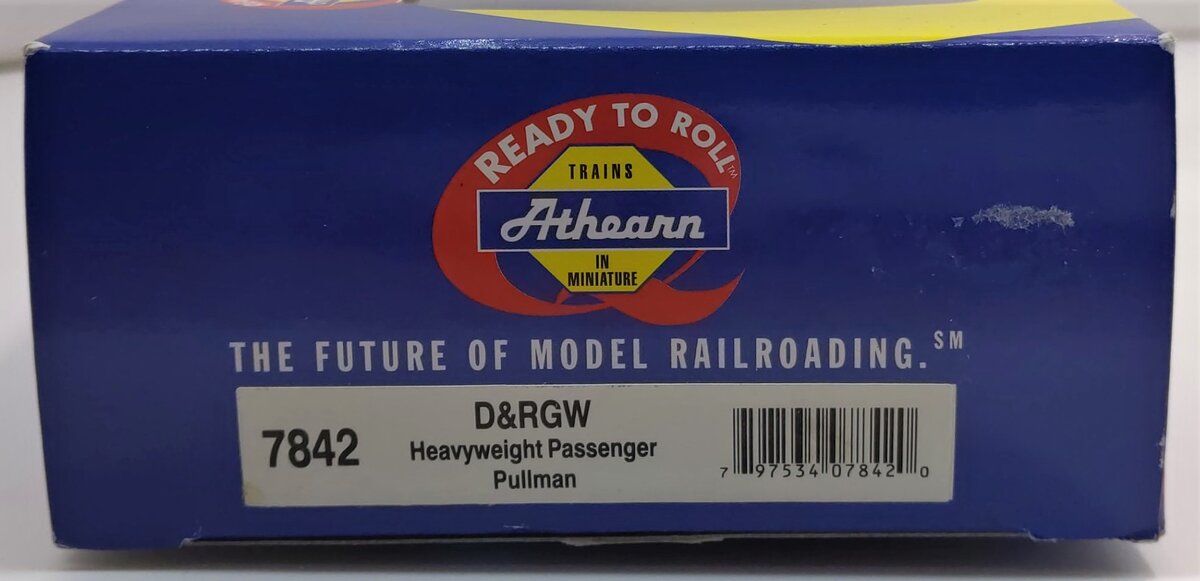 Athearn 7842 HO D&RGW Lake Ernest Heavyweight Pullman Passenger Car