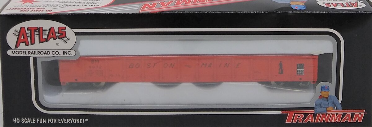 Atlas 913 HO Scale Boston & Maine Evans 52' Gondola #9072