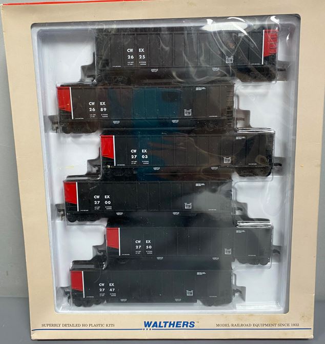 Walthers 932-5306 HO Commonwealth Edison Bethgon 6-Pack