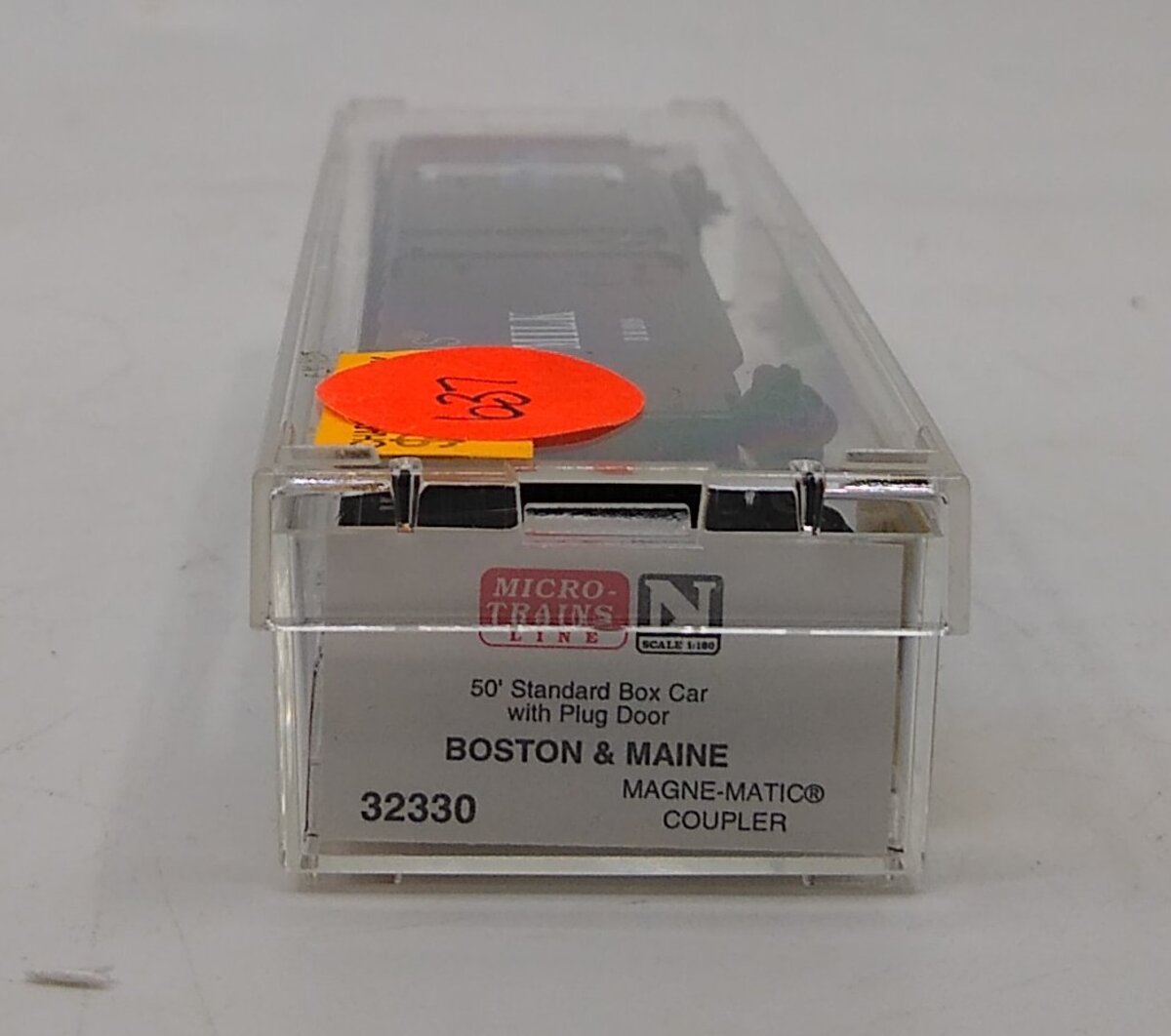 Micro-Trains 03200330 N Boston & Maine 50' Standard Steel Plug Door Boxcar #1919