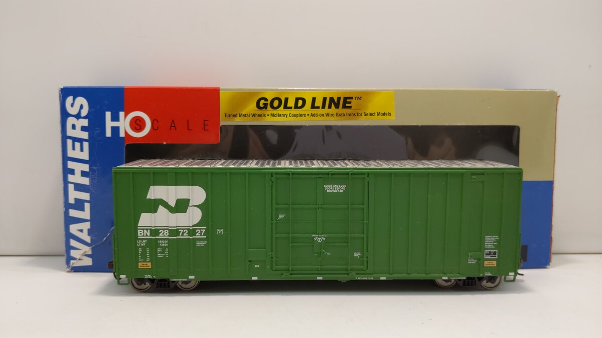 Walthers 932-7101 HO Scale BN Gunderson 50' Hi-Cube Paper Boxcar #287227