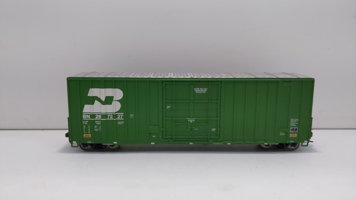 Walthers 932-7101 HO Scale BN Gunderson 50' Hi-Cube Paper Boxcar #287227
