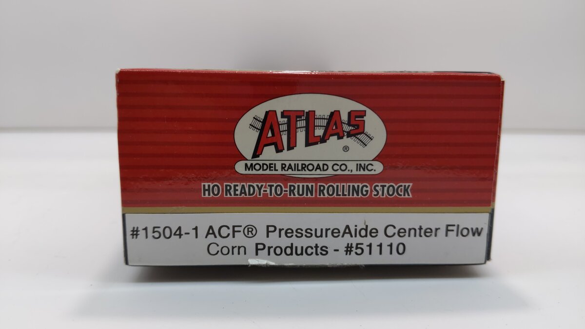 Atlas 1504-1 HO Scale Corn Products ACF Pressure Aide Center Flow Hopper #51110