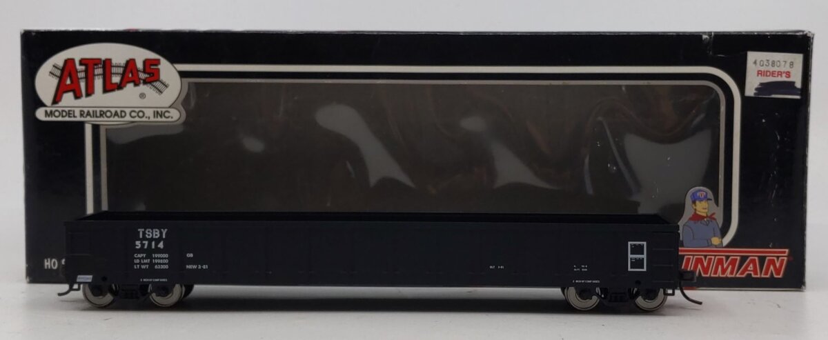Atlas 20000100 HO Scale Tuscola & Saginaw Bay Railway Evans 52' Gondola #5714