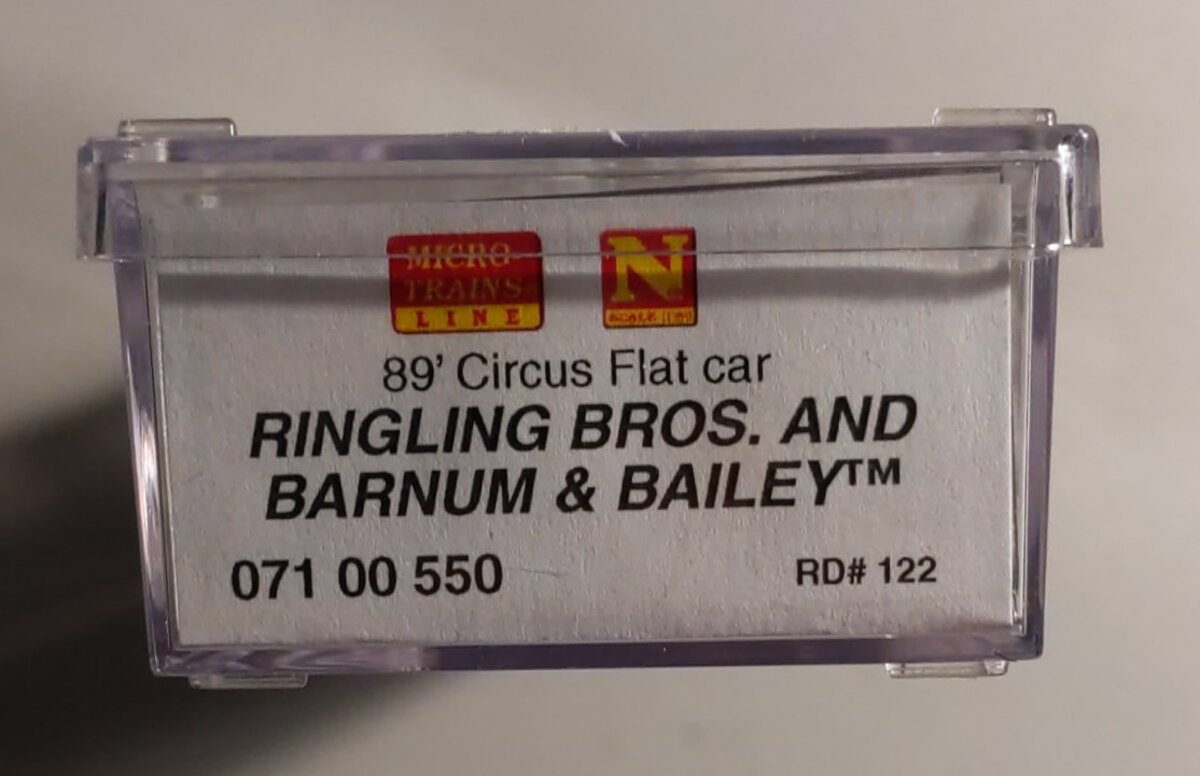 Micro-Trains 07100550 N Ringling Bros. Circus 89' 4